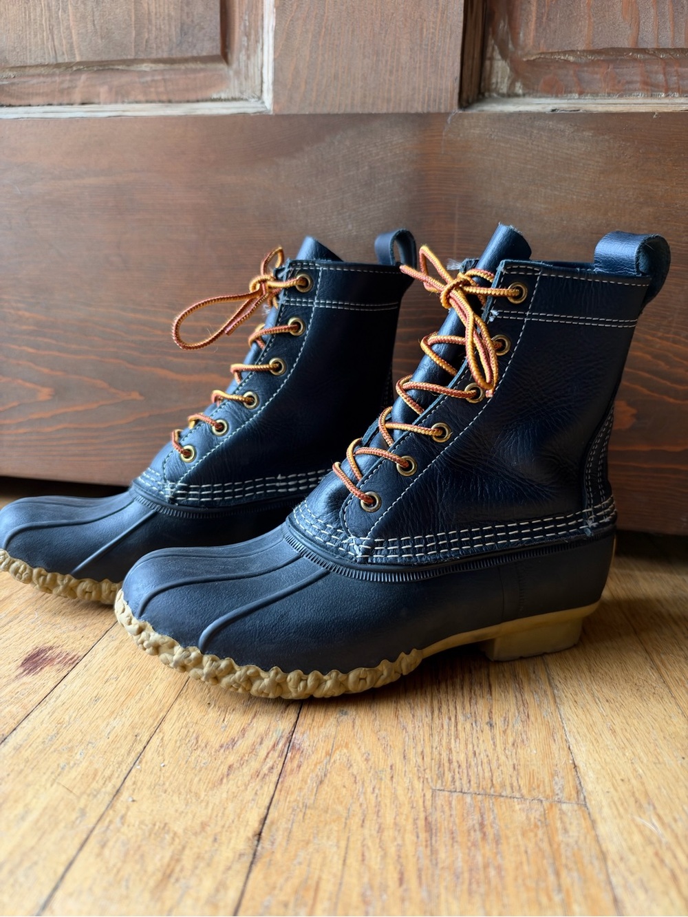 Women’s LLBean Duck Boots Navy